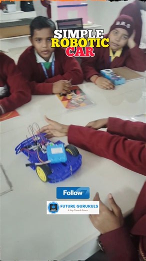 This Robotics Car is a DIY school robotics project built using microcontroller, motor driver, DC motors, and sensors. It demonstrates core concepts of robot motion control, automation, and embedded systems, forming the foundation of advanced robotics and autonomous vehicles. A practical STEM education project where students learn programming logic, electronics, and real-world robotics applications. Trainer -@ School -@b.b.s_vidya_mandir Components -@kitvitapp Save this reel 🔖 | Follow for more 