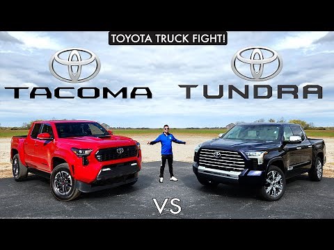 TOYOTA SHOWDOWN! -- 2024 Toyota Tacoma vs. 2024 Toyota Tundra: Comparison