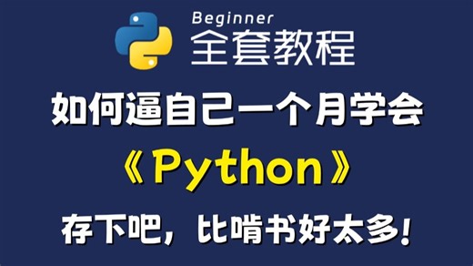 【零基础学Python】目前B站最详细的Python零基础入门系列教程！适合纯小白快速入门！一个月从小白到大神！少走99%的弯路！存下吧！比啃书好太多！