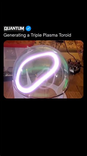Quantum Computing and Tech on Instagram: "🔮 Generating a Triple Plasma Toroid Triple plasma toroid generation represents a rare and fascinating plasma structure where charged particles organize themselves into three interconnected rings. These formations show how energy can self arrange under precise electromagnetic conditions, revealing patterns that feel almost alive in motion. What makes this phenomenon remarkable is its balance between chaos and stability. Plasma naturally seeks disorder, y