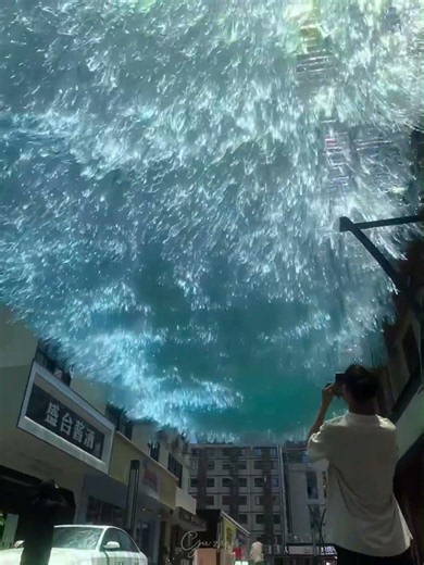 A Sky You Can Walk Under | Custom Commercial Art Installation