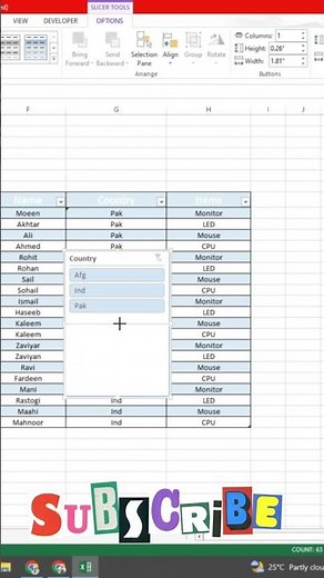 Mastering Slicers in Excel | Interactive Data Filtering Made Easy