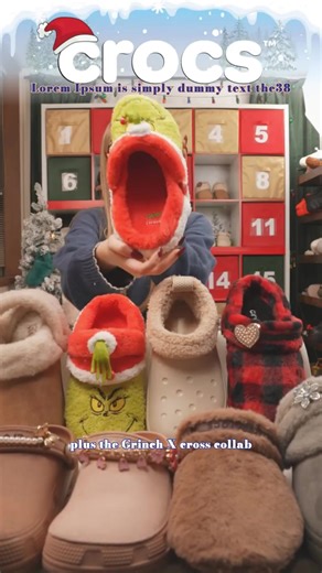 Crocs Grinch Classic Lined Clogs for Adults