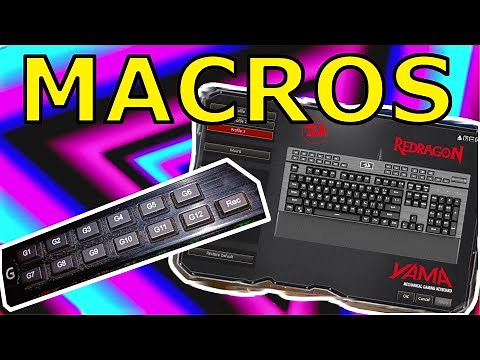 Como configurar macros en casi todos los teclados fácil. FT. Redragon Yama