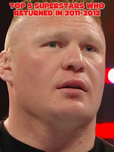 Top 5 WWE Superstars Who Returned in 2011–2012