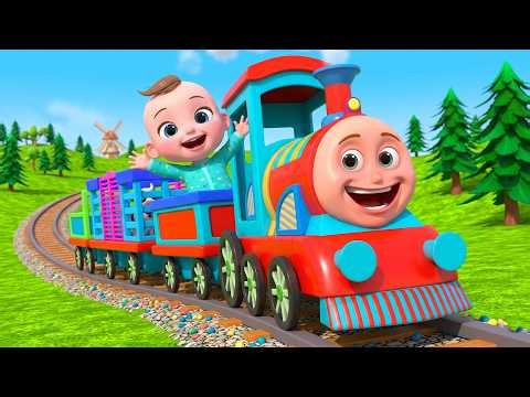 Train Choo Choo Song for Kids | Nursery Rhymes & Train Songs | Play & Learn Rhymes