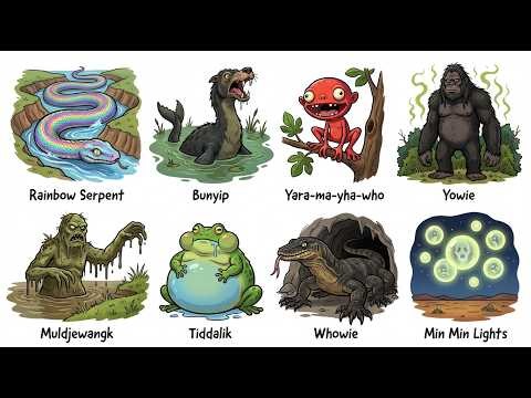 Every Mythical Creature from Australian Folklore Explained in 10 Minutes