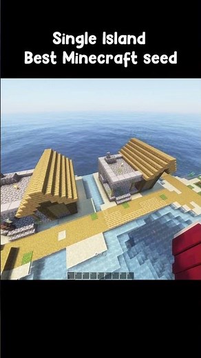 Single island in ocean Minecraft seed #minecraft #gaming #minecraftseeds