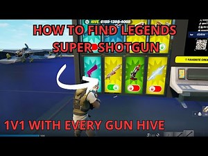SECRET 1v1 With EVERY GUN on HIVE Map in Fortnite Creative – How to Find the SUPER LEGEND SHOTGUN!