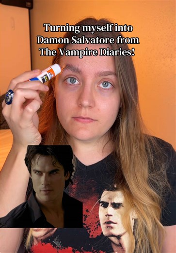 Transforming into Damon Salvatore from The Vampire Diaries