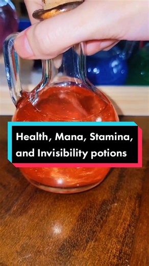 I'm obsessed with these potions. are there any other kinds you wanna see? #fyp #potion #alchemy #dnd #rpg #gamer #adhd #fidgit #nerdy #creative