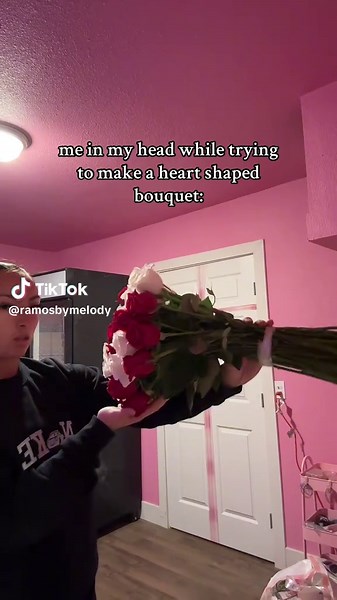 Creating Heart Shaped Bouquets: A Florist's Journey
