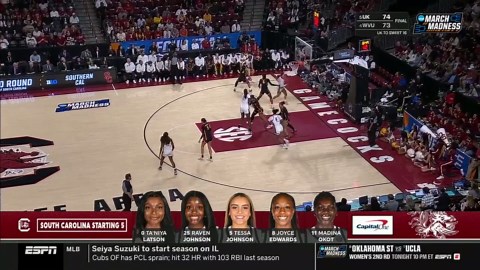South Carolina vs. USC - Second round NCAA tournament extended highlights