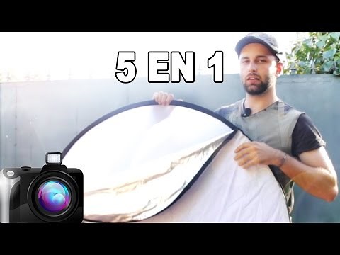 Reflector and diffuser for lighting with natural or artificial light - Photography tutorial in Sp...