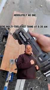 That multi-tool grind hits different when the world is still half asleep. 😂 #shopfao #makita #makitatools | Factory Authorized Outlet