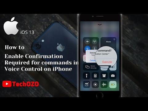 Enable Confirmation Required for commands in Voice Control on iPhone | iOS 13 - TechOZO