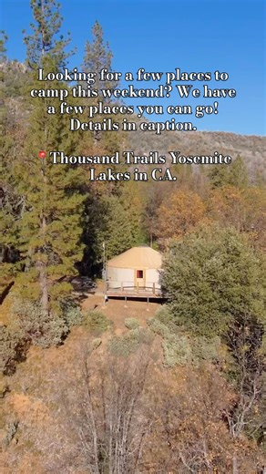Here’s where you can go this weekend! 1) Tahoe Valley Campground in CA. 2) Oceanside RV Resort in CA. 3) Lake George Escape in NY. 4) Emerald Isle RV Resort in NC. 5) Thousand Trails Yosemite Lakes in CA. | Thousand Trails