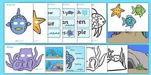 Story Sack Resource Pack to Support Teaching on The Rainbow Fish