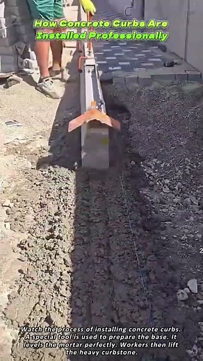 How Concrete Curbs Are Installed Professionally