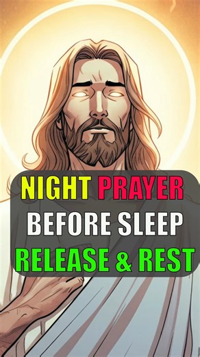 Night Prayer Before Sleep – Release and Rest Before you close your eyes tonight, take one minute to release the weight of the day and rest in God’s peace. This short night prayer is for anyone feeling tired, anxious, or overwhelmed. Let God quiet your heart and give you deep, healing sleep. 🙏 Say this prayer with faith and trust that God is already working while you rest. 💤 Sleep in peace, knowing you're held by His love. 🔔 Subscribe for more daily short prayers and words of comfort. #NightPr