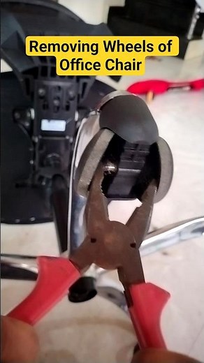 How to Remove Office Chair Wheels for Cleaning | DIY Remove Castor Wheels for Cleaning #diy #wheels