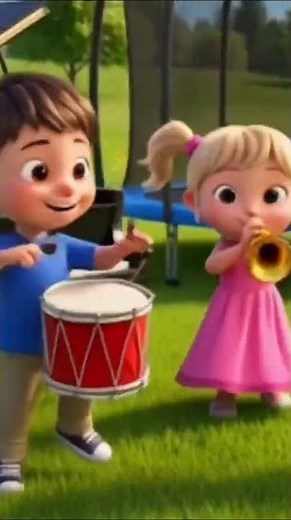 I Play the Music Today 🎵 | Musical Instruments Song for Kids #Shorts