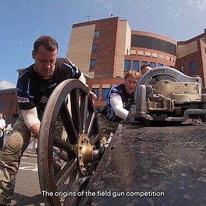 1.8K views · 70 reactions | The annual Field Gun competition!  Gen  It’s a proud Royal Navy tradition that dates back more than a century.  HMS Collingwood David Savills-McCann went has been talking to Commander Gareth Batsford at HM Naval Base Clyde to find out more   Forces News | BFBS Radio | Facebook