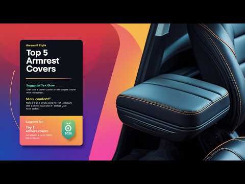 Top 5 Best Car Armrest Covers in 2026 | Comfort & Protection Picks
