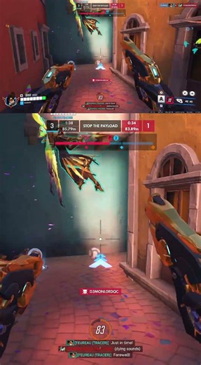 When Mercy *Actually* Saves Your Ass... 😱 #Overwatch2 #MercyTips #TankPeel