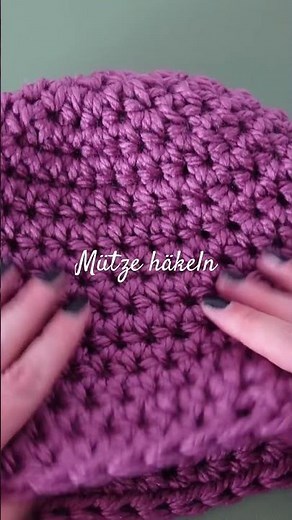 Mütze häkeln für Anfänger #crochet