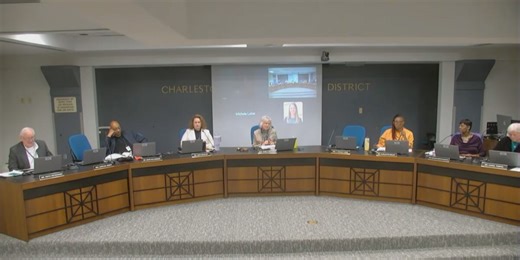 Charleston County School Board meeting breaks down into chaos