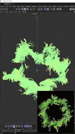 Quick water droplet render with C4D’s volume mesher and X-Particles 💧 #3dart #xparticles #c4d