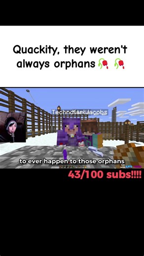 Quackity, they weren't always orphans