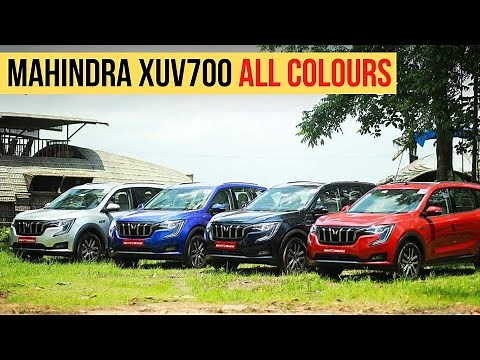 Mahindra XUV700 All Colours - White, Silver, Blue, Red,