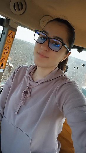 Driving a Tractor Through a Rural Field