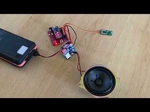 Motion activated sound system for droids and other uses