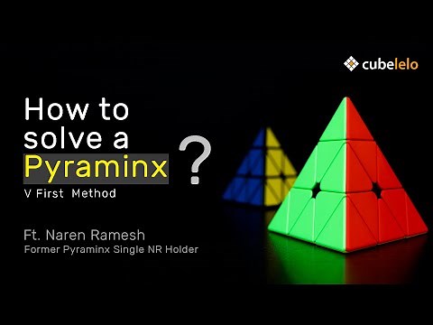 Learn solving Pyraminx in 3 minutes | V First Method | Ft. Naren Ramesh | Cubelelo