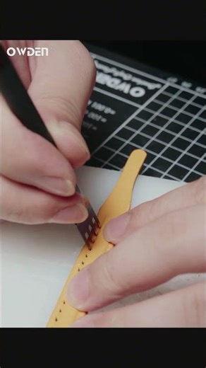 Create beautiful, even stitches every time with the OWDEN Diamond Chisel Set! #diytool