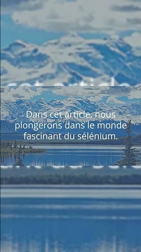 Bienfaits du sélénium