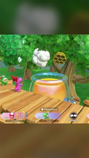 GETTING TROLLED WITH BEES! | Super Mario Party Jamboree TV | #shorts