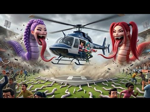 Rumi & Mira Worm Demons | 50,000 Humans Transformed Into Worms | 23 Min Adventure