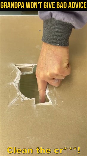 Repair Bathroom Stall Wall in Club 👴 Grandpa vs Trans* 🤖 #diy #humor #woodworking #wood #comedy #tip