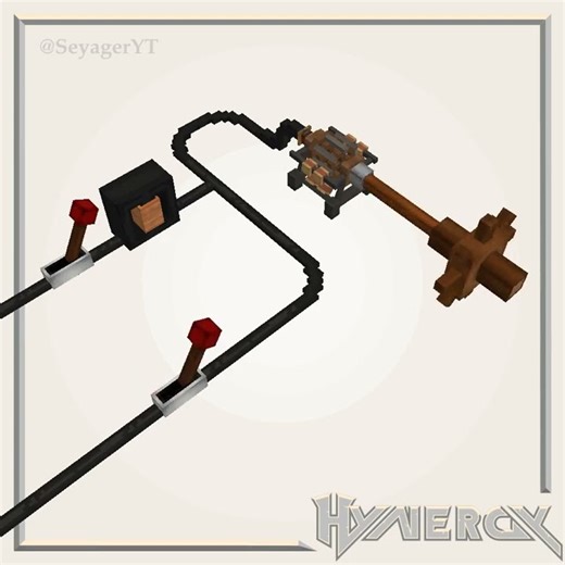 ⚙️🔌 HYNERGY MOD. Hytale mod of automatization. Motor model by @hapiDeveloper #hytale #blockbench