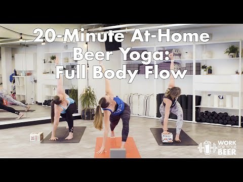 20-Minute At-Home Beer Yoga: Full Body Flow (Beginner-Friendly!)