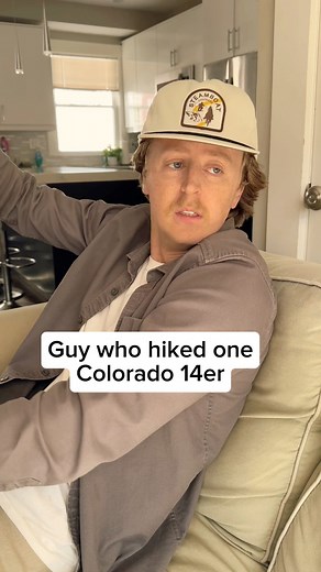 Altitude sickness isn’t a concern #colorado #14er #hiking #outdoors #comedy #reels | Matt Lyons