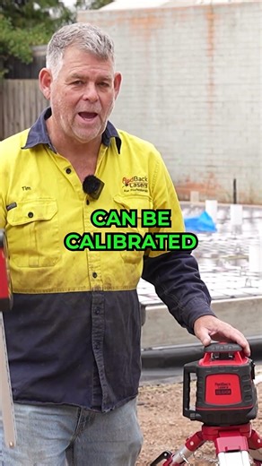 Redback Lasers Are BUILT For The Jobsite #redbacklasers #laserleveling #tradies #laser #jobsite
