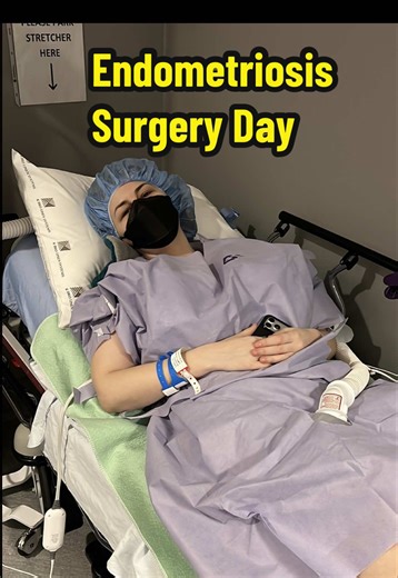 Hysterectomy and exploratory endometriosis excision surgery. The pre op nurse has been so kind and amazing. I’m feeling calm and well taken care of. Waiting for the specialist to do my IV and I’m good to go for 12pm. @audhdjazzy