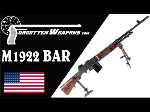 M1922 BAR Cavalry Light Machine Gun