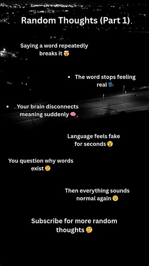 Random Thaughts (Part-1) #shorts