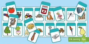 Initial Sound 'T' Picture Cards